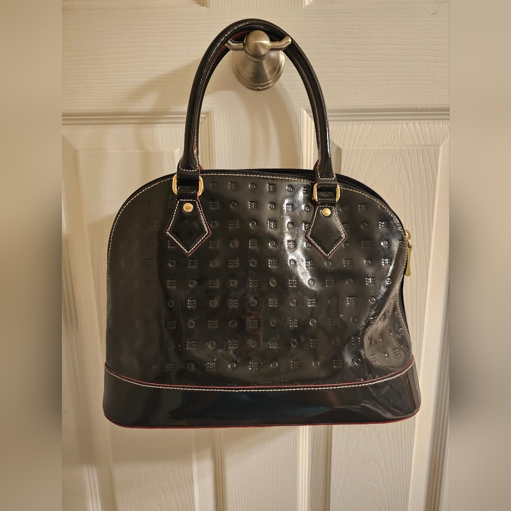 Black leather Arcadia purse